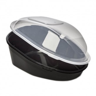 EMBALAGEM PARA FRANGO NEGRO 242X181X112 mm. (90 Unid.)