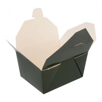 CAIXA AMERICANA PRETA 780 cc 11,2X9X6,4 cm. (450 Unid.)