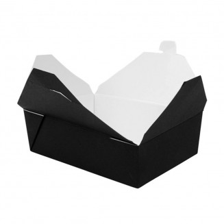 CAIXA AMERICANA PRETA 1.980 cc 19,6x14x6,2 cm. (200 Unidades)