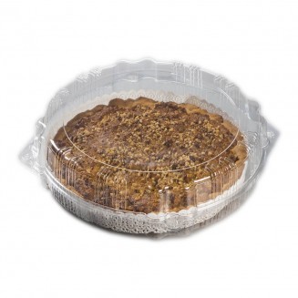 EMBALAGEM PARA CONFEITARIA TAMPA ARTICULADA PET 215 mm Ø X 65 mm (160 Unid.)