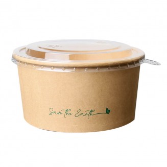 ENSALADERA DE PAPEL 1.000 cc + TAPA (200 Uds.)