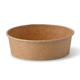 TIGELA DE PAPEL KRAFT 500 cc 150X128X48 mm (300 Unid.)