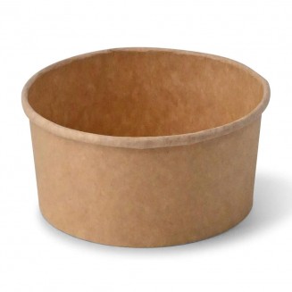 TIGELA DE PAPEL KRAFT 1.100 cc 165X144X65 mm (300 Unid.)