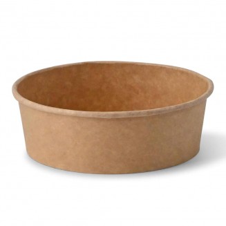 SALADEIRA DE PAPEL KRAFT 1.300 cc 185X160X65 mm (300 Unid.)