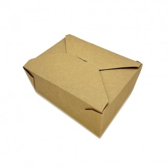 CAJA AMERICANA KRAFT PARA POLLO 3.000 cc 215X160X90 mm (300 Uds.)