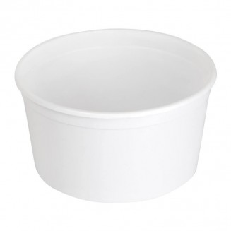 TARRINA REDONDA BLANCA 450 cc (50 Uds.)