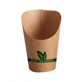 VASO CARTÓN FRITOS/WRAPS 710 ml 90x66x156 mm (50 Uds.)