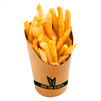 VASO CARTÓN FRITOS/WRAPS 350 ml 83x62x120 mm (50 Uds.)