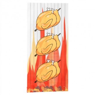 SACOS PARA 1/2 FRANGO ASSADO 13+7,5X28 cm (100 Unid.)