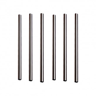 PAJITA PAPEL NEGRA COCKTAIL 6X120 mm (100 Uds.)