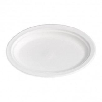 PLATO CAÑA DE AZÚCAR OVALADO 317x254 mm (50 UDS.)