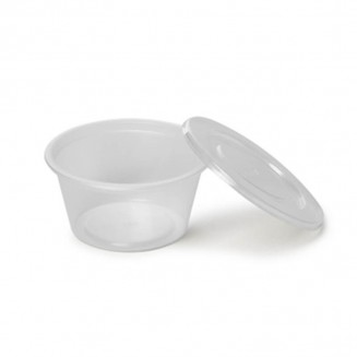 TARRINA PARA SALSAS 50 cc + Tapa (140 Uds.)