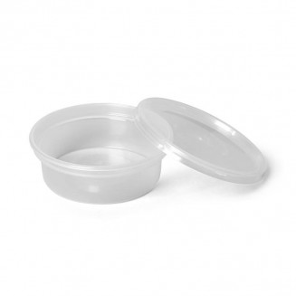 PACK TARRINA REDONDA 250 cc + TAPA (50 Uds.)
