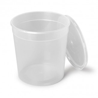 PACK DE TAÇA TRANSPARENTE DE 1.000 ml + TAMPA (50 Unidades)