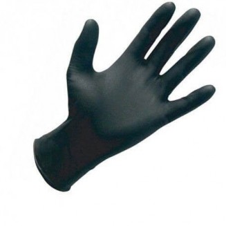 GUANTE NITRILO DESECHABLE NEGRO TALLA XL  (100 Uds.)