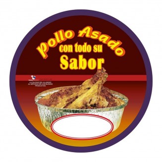 TAPA CARTÓN PARA ENVASE POLLO 1900 cc (100 Uds.)