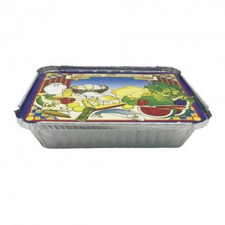 PACK EMBALAGEM DE ALUMÍNIO 980 cc + TAMPA DE CARTÃO (100 Unid.)