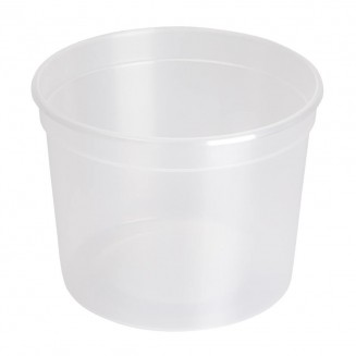 TARRINA REDONDA 750 cc COM FECHO HERMÉTICO (50 Unid.)